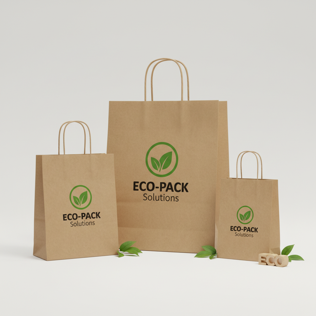 Custom Printed Kraft Paper Bags